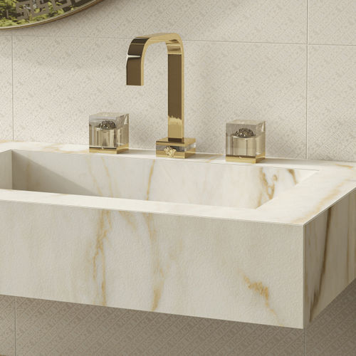 Miscelatore doppio comando per lavabo - PF60011334 - Versace Ceramics - da appoggio / in metallo / da bagno