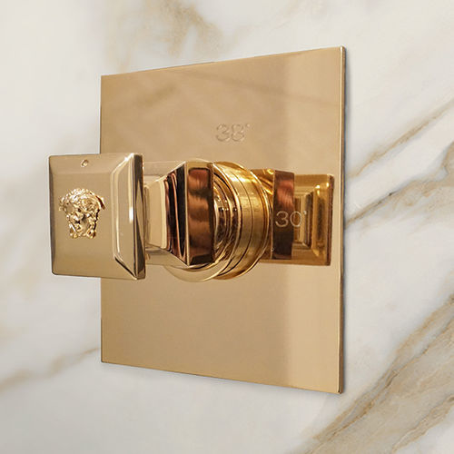 Miscelatore per lavabo - G9102425 - Versace Ceramics - da parete / termostatico / in metallo
