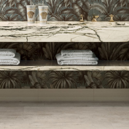 Piano lavabo in ceramica - Versace Ceramics
