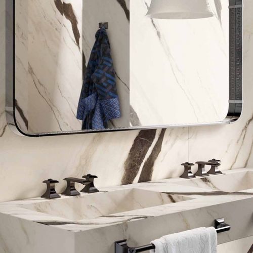 Specchio da bagno a muro - 0013793 - Versace Ceramics - contract / contemporaneo / ovale