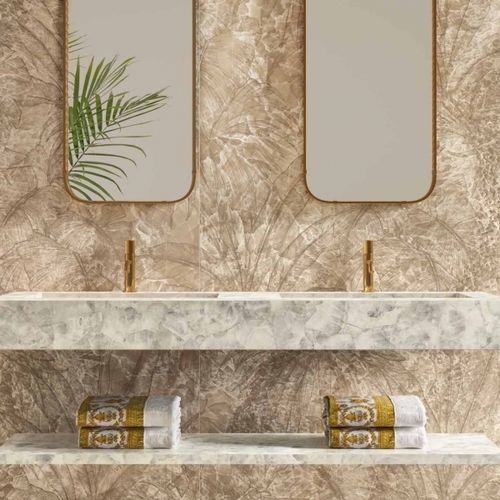 Specchio a muro - 0013787  - Versace Ceramics - contract / contemporaneo / ovale