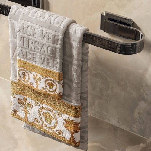 Portasalviette a 1 barra - 0014007 - Versace Ceramics - da parete / in metallo