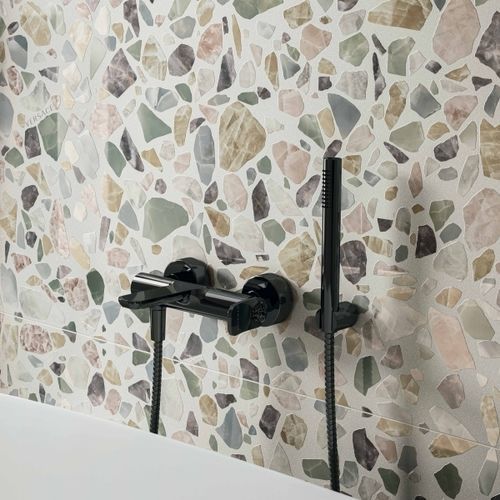 Miscelatore doppio comando da doccia - 0013162 - Versace Ceramics - da parete / in metallo / da bagno