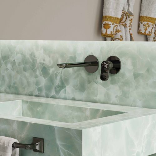 Set vasca in metallo - 0013159 - Versace Ceramics - da parete / contemporaneo / 2 fori