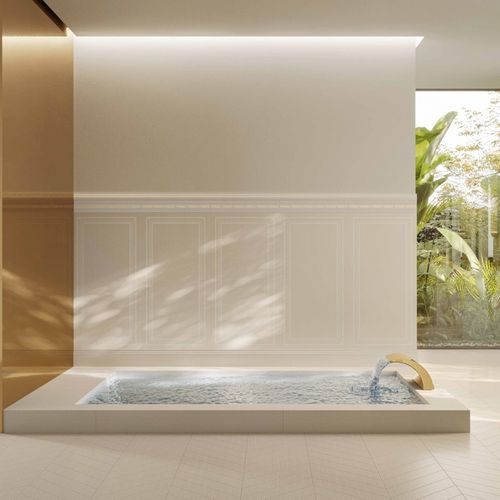 Piastrella in ceramica - LA GRECA SIGNATURE - Versace Ceramics - opaca / da interno / da bagno