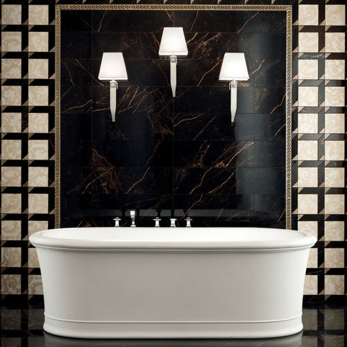 Piastrella in gres porcellanato - MARBLE - Versace Ceramics - levigata / lucida / da interno