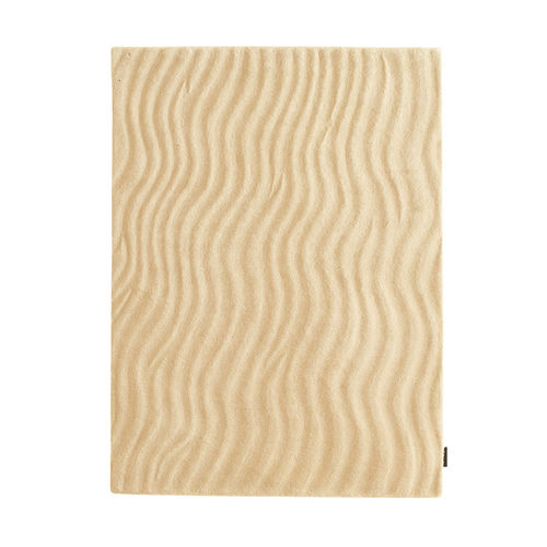 Tappeto contemporaneo - BEACH - Asplund - a righe / a tinta unita / in lana