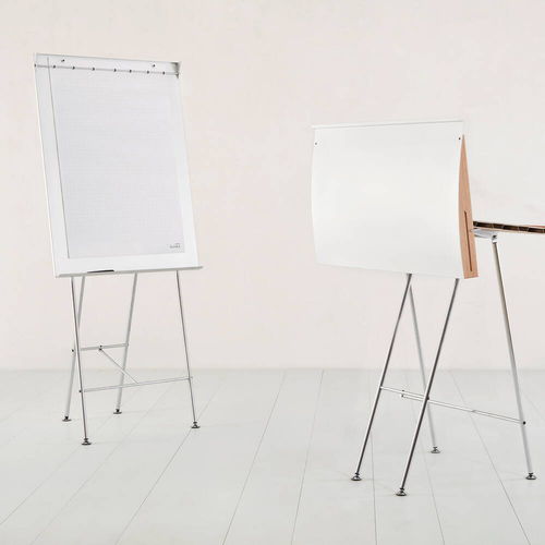 Tabellone bianco - UNIFLIPCHART - Atelier Alinea - da terra / ad isola / in alluminio anodizzato