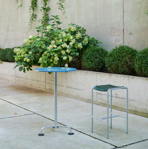 Sgabello da bar contemporaneo - Atelier Alinea - in frassino / in plastica / con supporto in alluminio