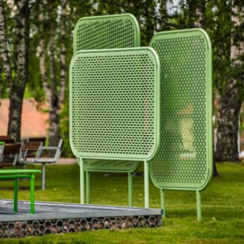 Schermatura in acciaio galvanizzato a caldo - POP  - Vestre - da giardino / urbana / per spazi pubblici