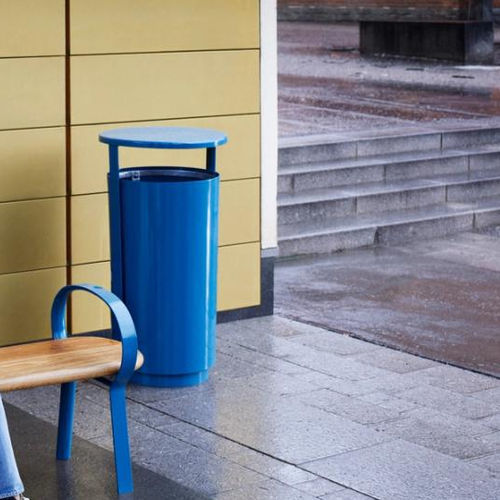 Portarifiuti in alluminio - FOLK  - Vestre - da esterno / per spazio pubblico / per zone urbane