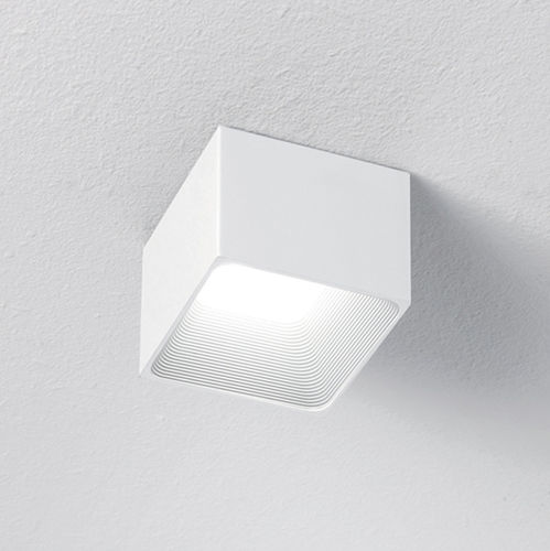 Plafoniera contemporanea - DARMA 10P - 17P - iconeluce.com - quadrata / in alluminio / LED