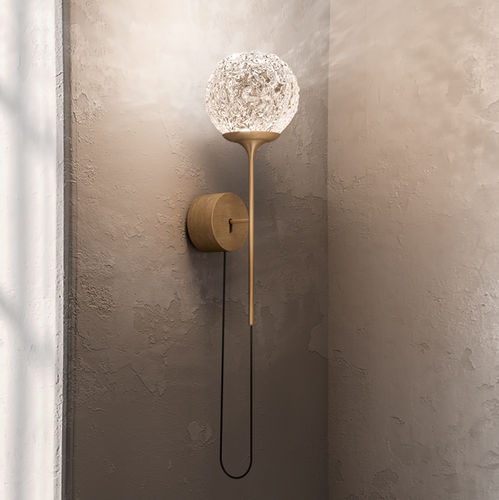 Applique contemporanea - CRISTALGLOB - iconeluce.com - da interno / in ottone / in alluminio verniciato
