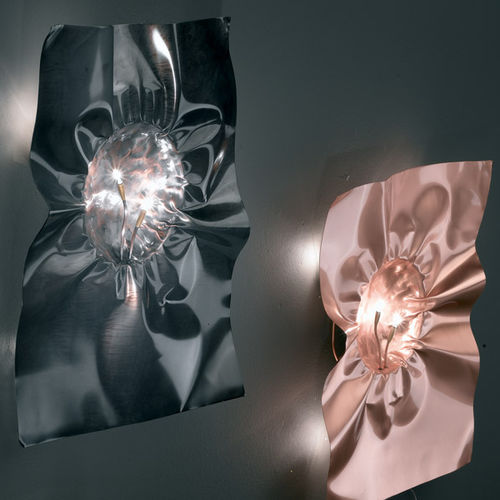 Applique contemporanea - STROPICCIO - iconeluce.com - da interno / in bronzo / in nichel