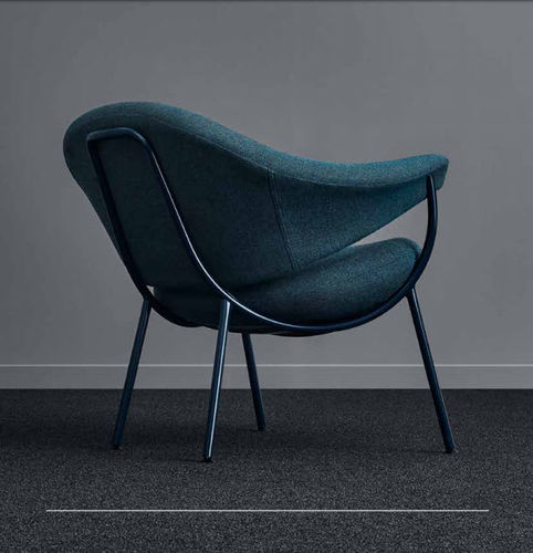 Poltrona visitatore contemporanea - MURANO - OFFECCT - in tessuto / contract