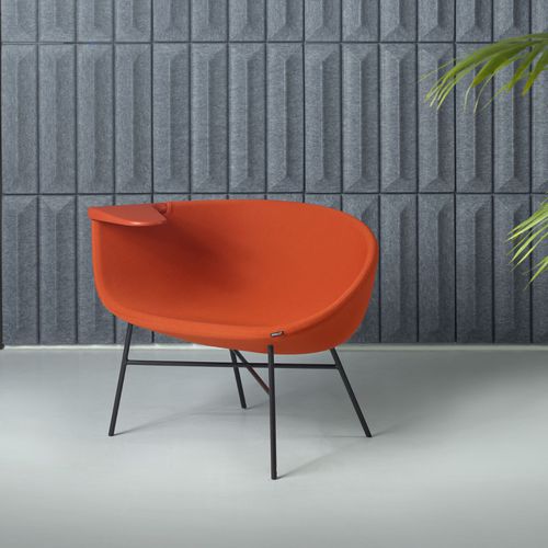 Sedia contemporanea - MOMENT - OFFECCT - da interno / in tessuto / in pelle