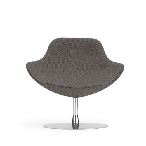 Poltrona visitatore contemporanea - PALMA - OFFECCT - in tessuto / grigia / bianca