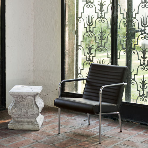 Poltrona visitatore contemporanea - QUEEN - OFFECCT - in pelle / in tessuto / in betulla