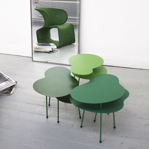 Tavolo d'appoggio contemporaneo - AMAZONAS - OFFECCT - in acciaio / in ABS / per edifici pubblici
