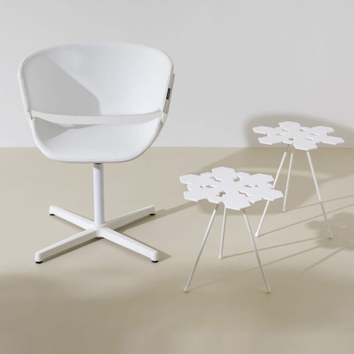 Tavolo d'appoggio design originale - SNOWFLAKES - OFFECCT - in ABS / in Corian® / per edifici pubblici