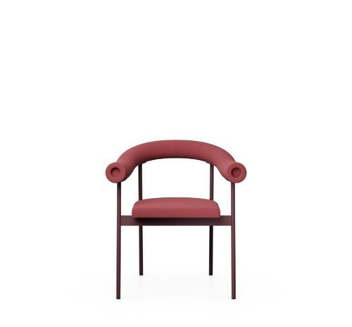 Sedia da conferenza moderna - FONT - OFFECCT - da interno / in acciaio / in pelle