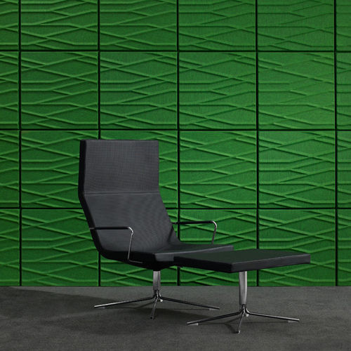 Pannello acustico a muro - SOUNDWAVE® BOTANIC - OFFECCT - in fibra di poliestere / quadrato / colorato