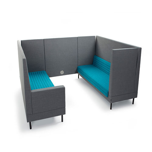 Divano modulare - SMALLROOM SELECT - OFFECCT - contemporaneo / in tessuto / in pelle