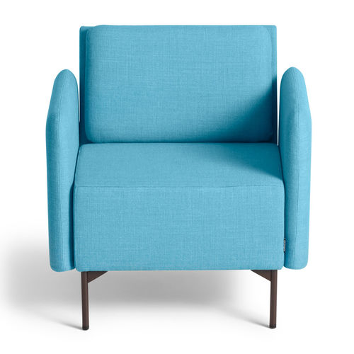 Poltrona visitatore contemporanea - PLAYBACK - OFFECCT - in pelle / in tessuto / in cromo