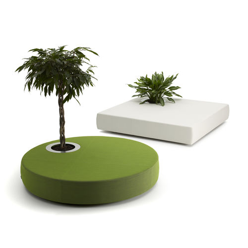 Divanetto imbottito contemporaneo - GREEN ISLANDS  - OFFECCT - in tessuto / in pelle / in legno massiccio