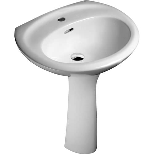 Lavabo autoportante - VSP-P10W  - Pfister - in porcellana / ovale / contemporaneo