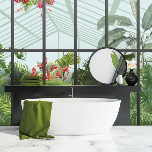 Carta da parati contemporanea - LUXURIANCE TROPICALE - Arta WallDeco - in vinile / con motivi naturali / panoramica