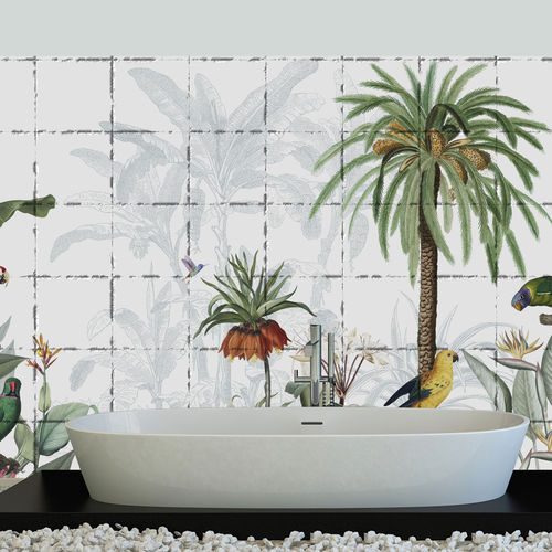 Carta da parati contemporanea - BAIN &Agrave; ZANZIBAR - Arta WallDeco - in vinile / con motivi naturali / panoramica