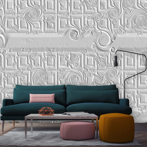 Carta da parati contemporanea - STUCCO - Arta WallDeco - panoramica / con motivo astratto / arabesca