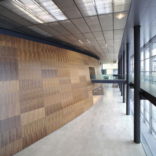 Pannello sandwich per facciata ventilata - METAWELL® ALUFLEX - Metawell GmbH - per controsoffitto / bifacciale in alluminio / anima in lamiera di alluminio ondulata