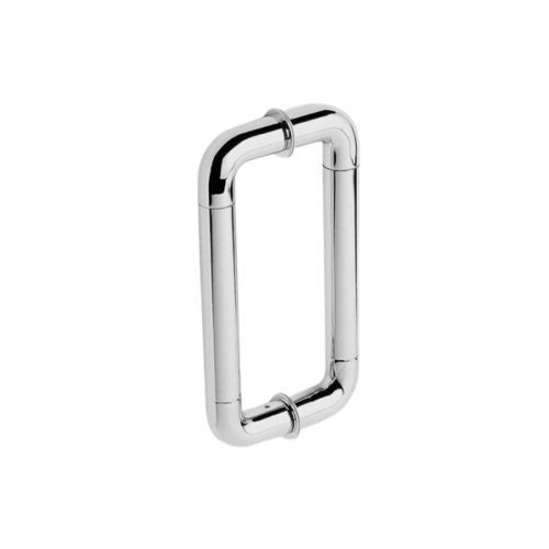 Maniglia a tirante per porta a vetri - T4757 - Trivel - in cromo / in ottone / in vetro