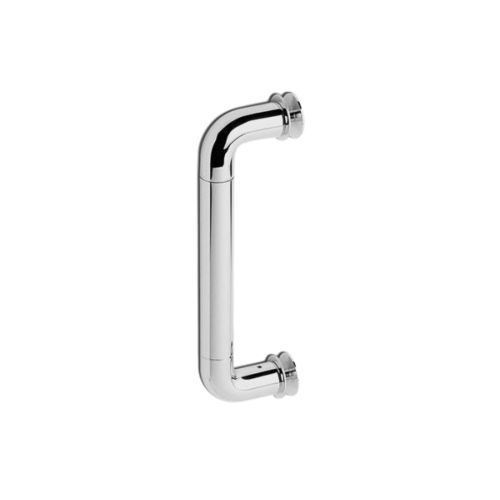 Maniglia a tirante per porta a vetri - T4757S - Trivel - in cromo / in ottone / in vetro