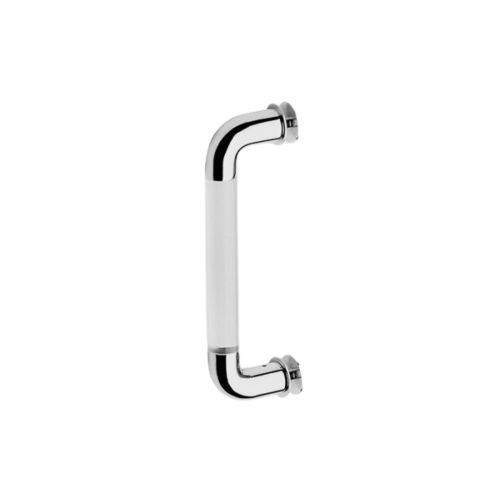 Maniglia a tirante per porta a vetri - T4757SM METHACRYLATE - Trivel - in cromo / in ottone / in vetro