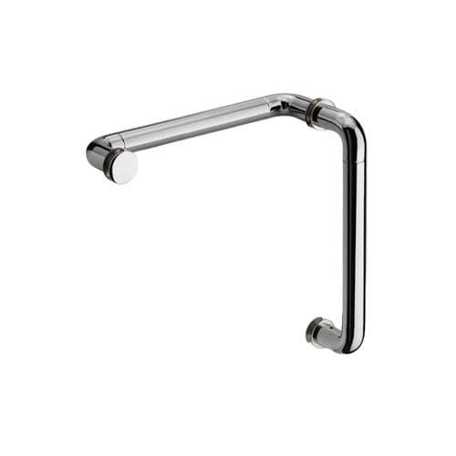Maniglia a tirante per porta a vetri - T4790 - Trivel - in cromo / in ottone / in vetro