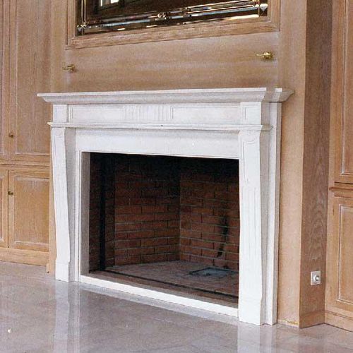 Cornice per camino classica - LC-127 - Leonardo Caminetti GmbH - in marmo