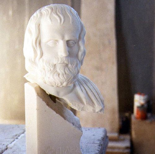 Scultura in pietra naturale - EPIKTET - Leonardo Caminetti GmbH