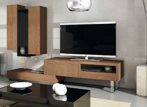 Parete attrezzata TV contemporaneo - EVOLUTTION 02 - Vettas Mobiliario - in legno