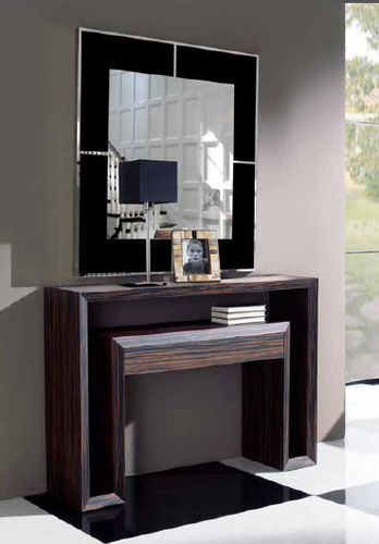 Consolle contemporanea - FILSS - Vettas Mobiliario - in legno / rettangolare / con specchio