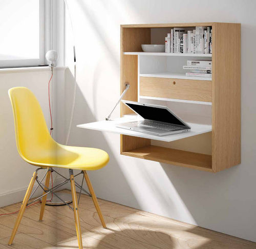 Scrivania da parete - REEX - Vettas Mobiliario - contemporanea / in legno