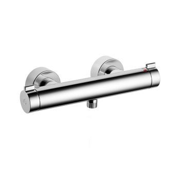 Miscelatore doppio comando per doccia - 26.009.130.000 - KWC AG - da parete / termostatico / in metallo cromato