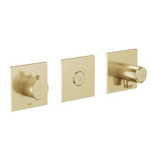 Set vasca in ottone - 20.004.853.175 - KWC AG - da parete / contemporaneo / 1 foro