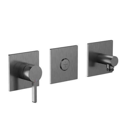 Set vasca in ottone - 20.424.550.179 - KWC AG - da parete / contemporaneo / 2 fori