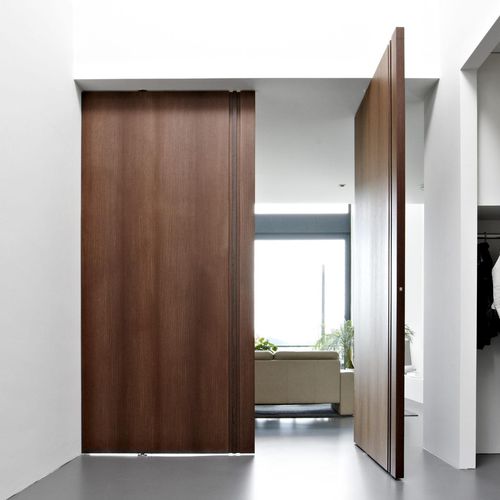 Porta da interno - SPECIAL DESIGN : LA LIGNE - Bod'or KTM - in legno / a bilico / senza vetri