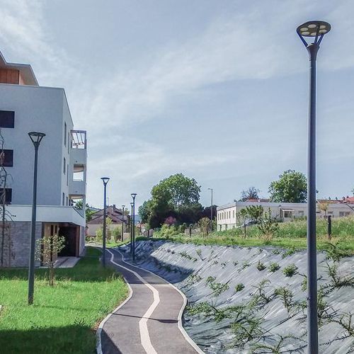 Lampione urbano - TOTEM - RESISTEX - contemporaneo / in alluminio / in PMMA