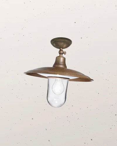 Plafoniera classica - BARCHESSA - IL FANALE - rotonda / in ottone / in rame