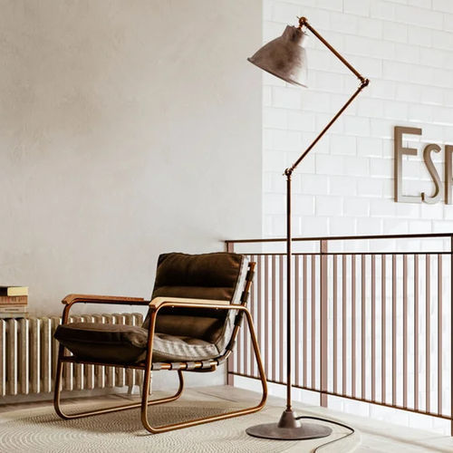 Lampada da terra - LOFT - IL FANALE - in ottone / in ferro / classica